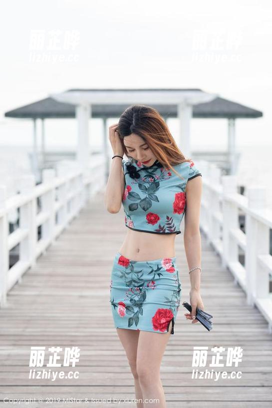 MiStar魅妍社 - 网盘里的娜露Selena红裙，像是下午茶的甜点，什么时候都想来一发